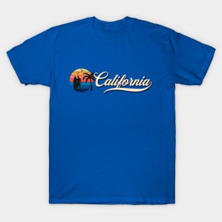 Retro California Surfing T-Shirt